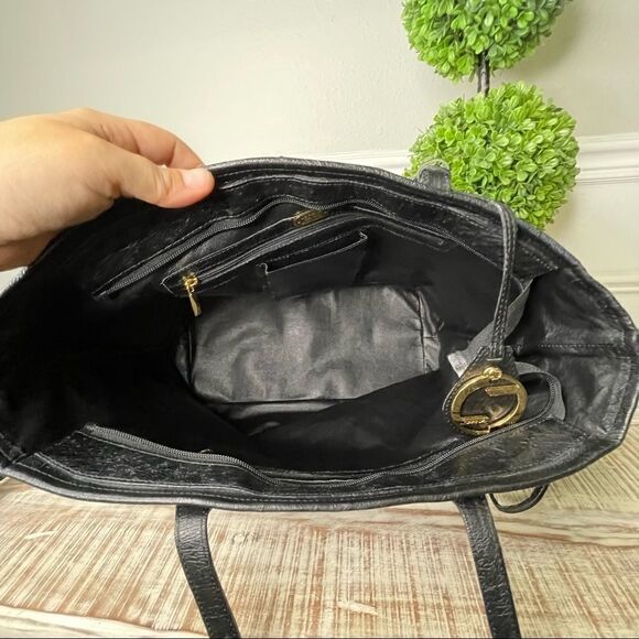 Lorenzi Genuine Ostrich Skin Ladies Handbag - Picture 7 of 11